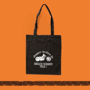 Bobber Baumwolltasche "Scharfe Teile"